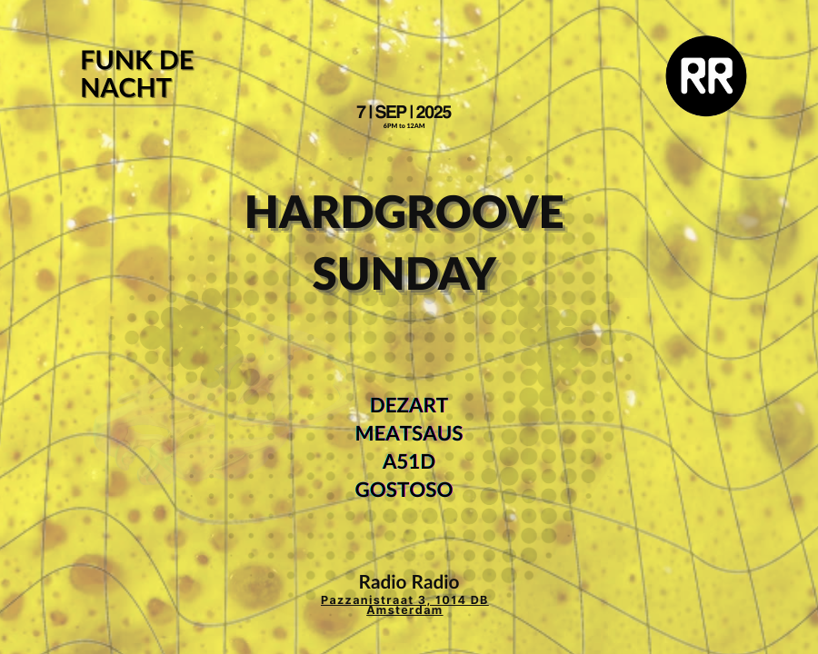 Hardgroove Sunday at Radio Radio